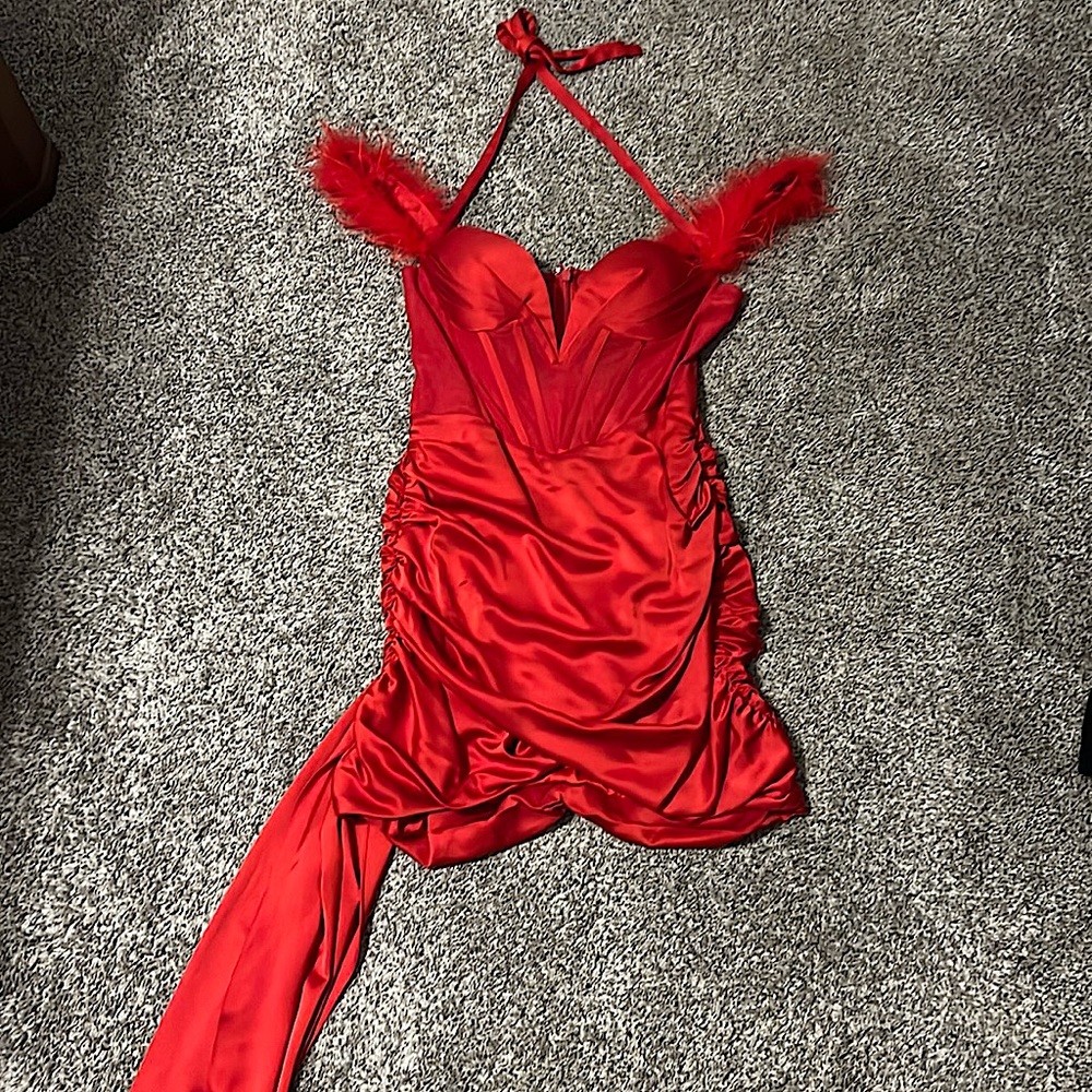 Sassy Red Party Dress